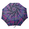 3d Lovely Geo Lines Folding Umbrellas View1