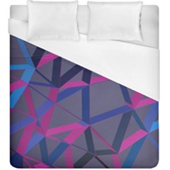 3d Lovely Geo Lines Duvet Cover (king Size)