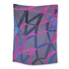 3d Lovely Geo Lines Medium Tapestry by Uniqued