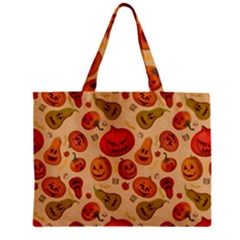 Pumpkin Muzzles Zipper Mini Tote Bag by SychEva