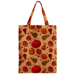 Pumpkin Muzzles Zipper Classic Tote Bag