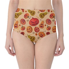 Pumpkin Muzzles Classic High-Waist Bikini Bottoms