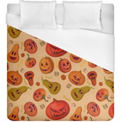 Pumpkin Muzzles Duvet Cover (King Size)