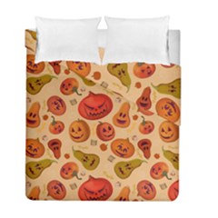 Pumpkin Muzzles Duvet Cover Double Side (full/ Double Size) by SychEva