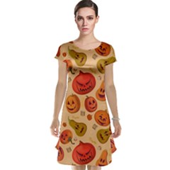 Pumpkin Muzzles Cap Sleeve Nightdress by SychEva