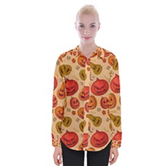 Pumpkin Muzzles Womens Long Sleeve Shirt