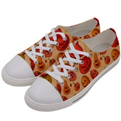 Pumpkin Muzzles Women s Low Top Canvas Sneakers