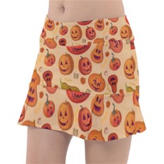 Pumpkin Muzzles Classic Tennis Skirt