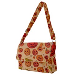 Pumpkin Muzzles Full Print Messenger Bag (s) by SychEva