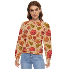 Pumpkin Muzzles Women s Long Sleeve Raglan Tee