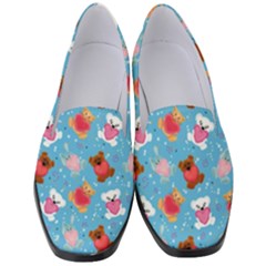 Cute Cats And Bears Women s Classic Loafer Heels