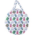 New Year Gifts Giant Round Zipper Tote View1