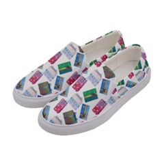 New Year Gifts Women s Canvas Slip Ons by SychEva