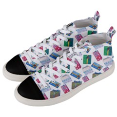 New Year Gifts Men s Mid-top Canvas Sneakers by SychEva