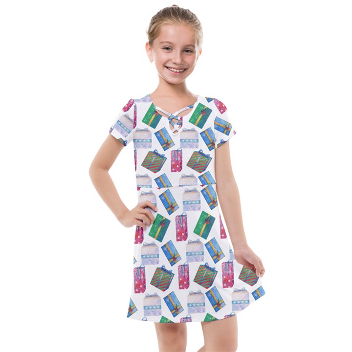 New Year Gifts Kids  Cross Web Dress