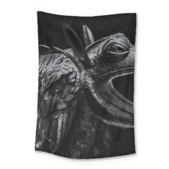 Creepy Monster Bird Portrait Artwork Small Tapestry by dflcprintsclothing