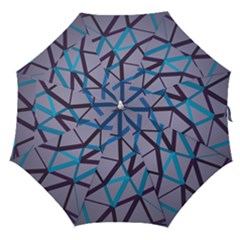 3d Lovely Geo Lines 2 Straight Umbrellas by Uniqued