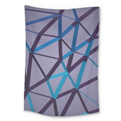 3d Lovely Geo Lines 2 Large Tapestry by Uniqued