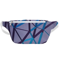 3d Lovely Geo Lines 2 Waist Bag  by Uniqued