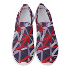 3d Lovely Geo Lines Vii Women s Slip On Sneakers by Uniqued
