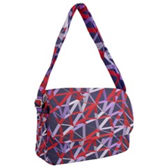 3d Lovely Geo Lines Vii Courier Bag by Uniqued
