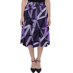 3d Lovely Geo Lines Vi Classic Midi Skirt by Uniqued