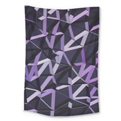 3d Lovely Geo Lines Vi Large Tapestry by Uniqued
