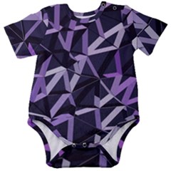 3d Lovely Geo Lines Vi Baby Short Sleeve Onesie Bodysuit