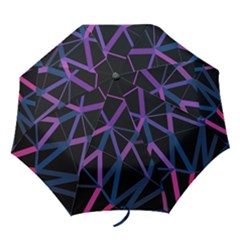 3d Lovely Geo Lines  V Folding Umbrellas