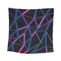 3d Lovely Geo Lines  V Square Tapestry (small)