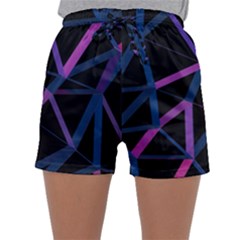 3d Lovely Geo Lines  V Sleepwear Shorts by Uniqued
