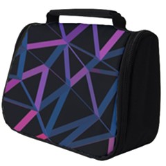 3d Lovely Geo Lines  V Full Print Travel Pouch (big) by Uniqued