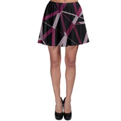 3d Lovely Geo Lines Iii Skater Skirt