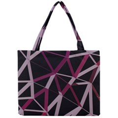 3d Lovely Geo Lines Iii Mini Tote Bag