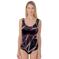 3d Lovely Geo Lines Iii Princess Tank Leotard  by Uniqued