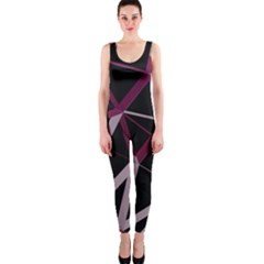 3d Lovely Geo Lines Iii One Piece Catsuit by Uniqued