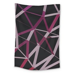 3d Lovely Geo Lines Iii Large Tapestry by Uniqued