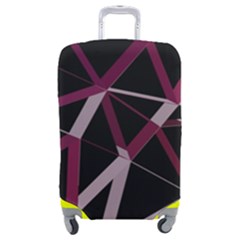 3d Lovely Geo Lines Iii Luggage Cover (medium) by Uniqued