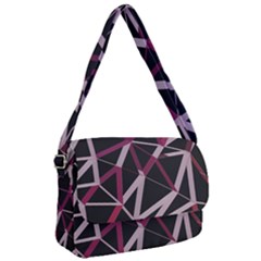 3d Lovely Geo Lines Iii Courier Bag