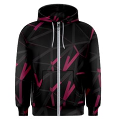 3d Lovely Geo Lines Viii Men s Zipper Hoodie by Uniqued