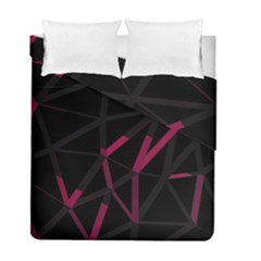 3d Lovely Geo Lines Viii Duvet Cover Double Side (full/ Double Size) by Uniqued