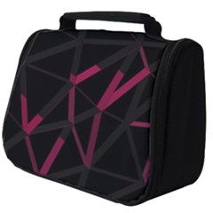 3d Lovely Geo Lines Viii Full Print Travel Pouch (big) by Uniqued