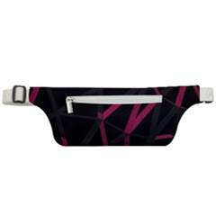 3d Lovely Geo Lines Viii Active Waist Bag by Uniqued