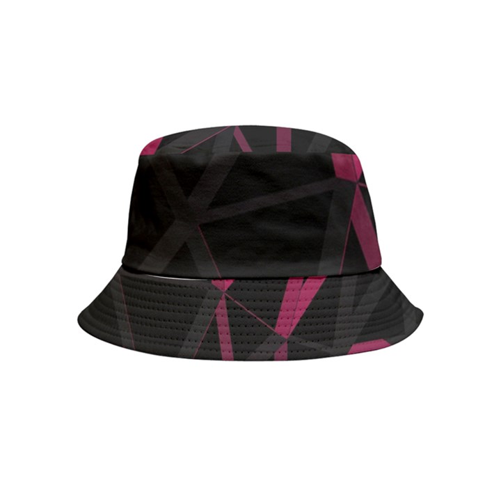 3D Lovely GEO Lines VIII Bucket Hat (Kids)