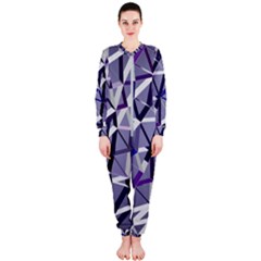 3d Lovely Geo Lines Ix Onepiece Jumpsuit (ladies)  by Uniqued