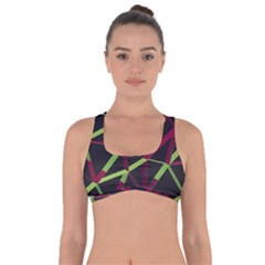 3d Lovely Geo Lines X Got No Strings Sports Bra by Uniqued
