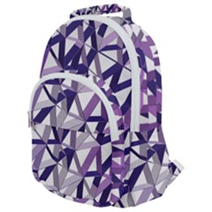 3d Lovely Geo Lines X Rounded Multi Pocket Backpack