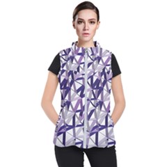 3d Lovely Geo Lines X Women s Puffer Vest by Uniqued