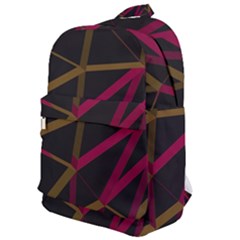 3d Lovely Geo Lines Xi Classic Backpack by Uniqued