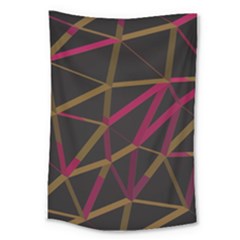 3d Lovely Geo Lines Xi Large Tapestry by Uniqued